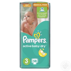 Pampers Active Baby Diapers 3 Midi 70 pcs.